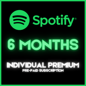 Spotify 6 Month Premium