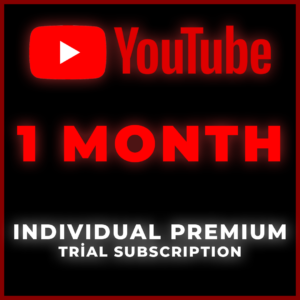Youtube 1 Month Premium (Trial)